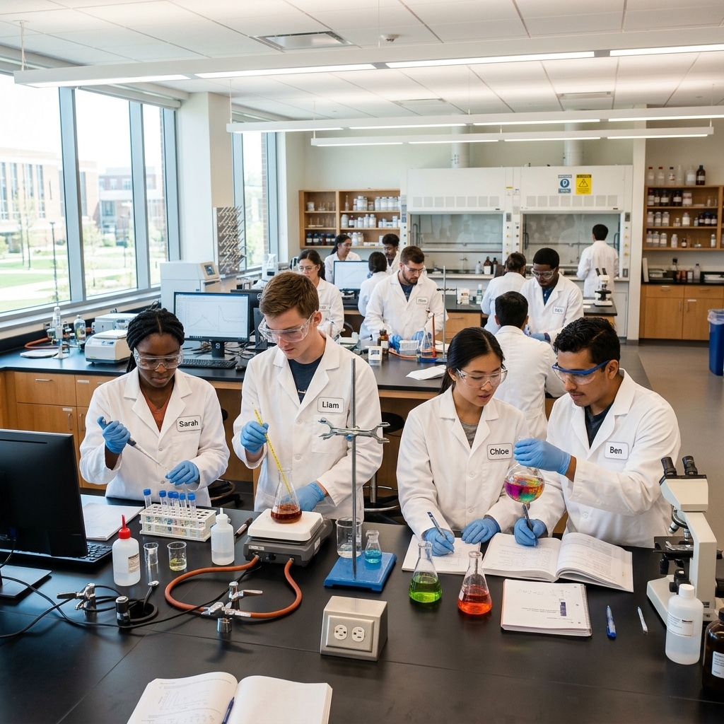 new science laboratory opening