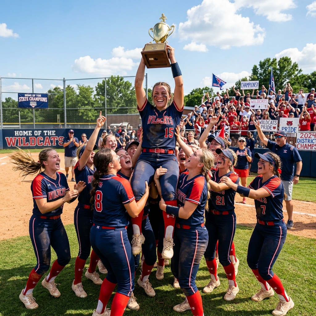 Diamond Queens softball victory